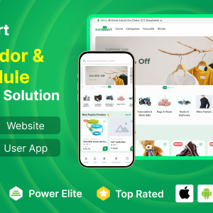 Multivendor Food, Grocery, eCommerce, Parcel, Pharmacy delivery app with Admin & Website – 6amMart