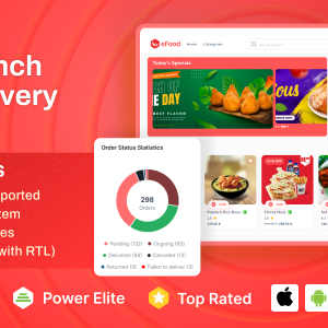 Food Delivery App with Laravel Admin Panel + Delivery Man App – eFood