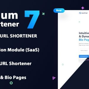 Premium URL Shortener – Link Shortener, Bio Pages & QR Codes PHP Script