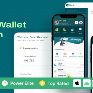 6Cash – Digital Wallet Mobile App with Laravel Admin Panel