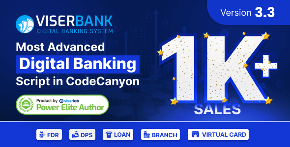 ViserBank – Digital Banking System PHP Script