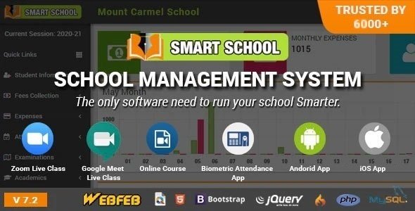 School Management System PHP Script – Smart School