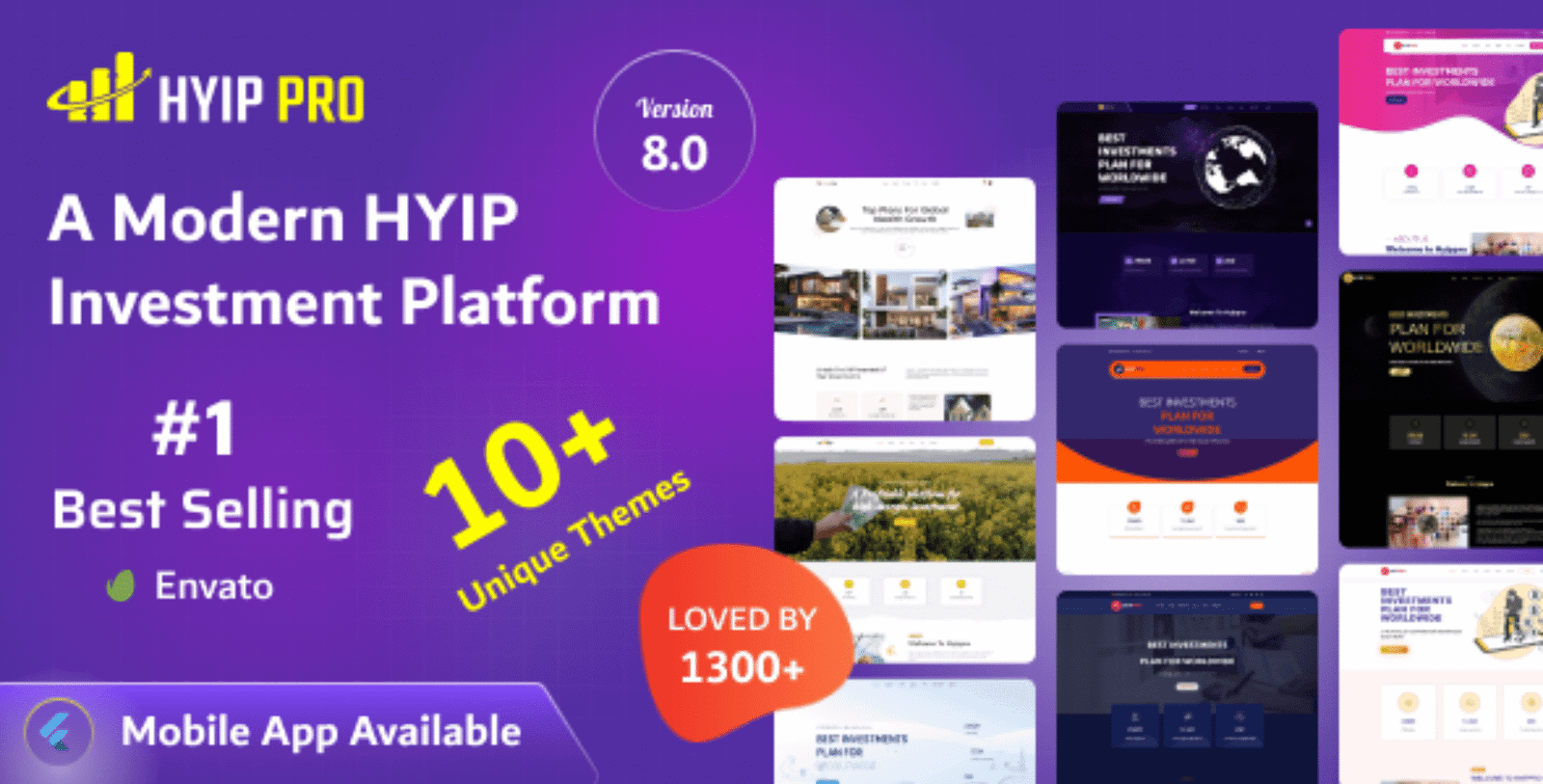 A Modern HYIP Investment Platform PHP Script - HYIP PRO » THEMESAVE.COM